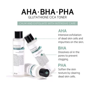 APLB AHA BHA PHA Glutathione Cica Toner