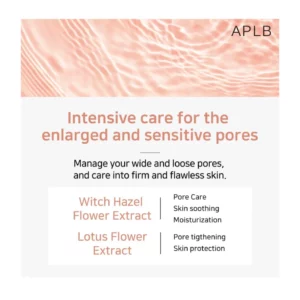 Intensive Care for the enlarged and sensitive pores