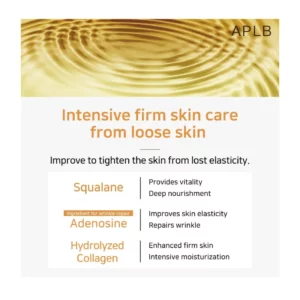 Intensive firm skin care from loose skin