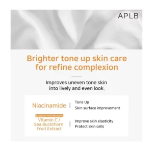 Brigher tone up skin care for refine complexion